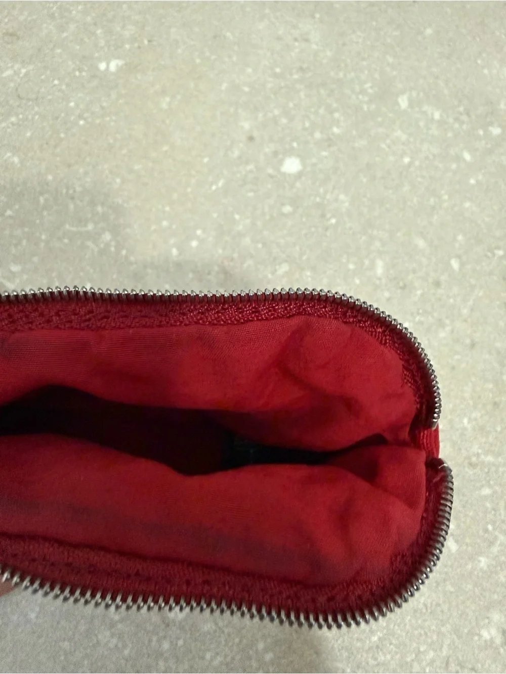 Hermes Bolide Pouch TPM Red Canvas Travel Cosmetic Bag